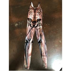 Black Milk Red Skin Jumpsuit Sleeveless S